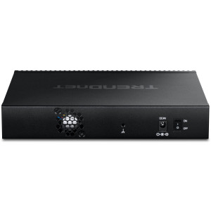 TRENDnet TL2-F7080 8-Port 10G Layer 2 Managed SFP+ Switch, 8 SFP+ slots, smart fan, rack mountable